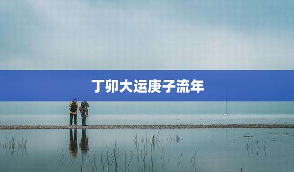 丁卯大运庚子流年