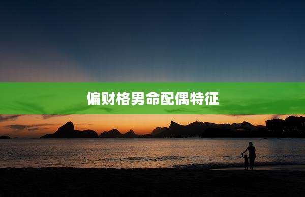 偏财格男命配偶特征
