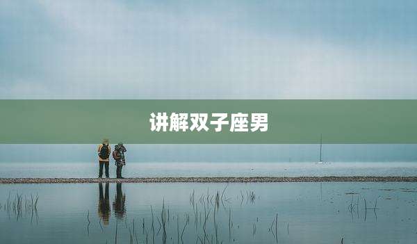 讲解双子座男