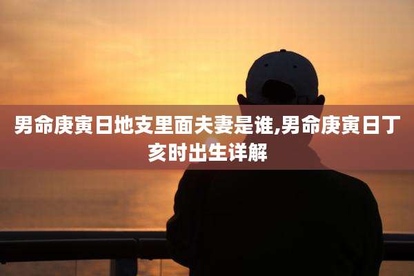 男命庚寅日地支里面夫妻是谁,男命庚寅日丁亥时出生详解