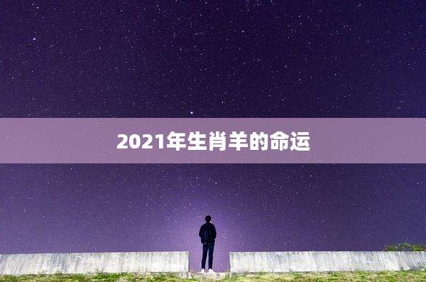 2021年生肖羊的命运