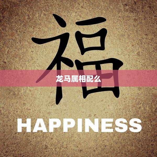 龙马属相配么