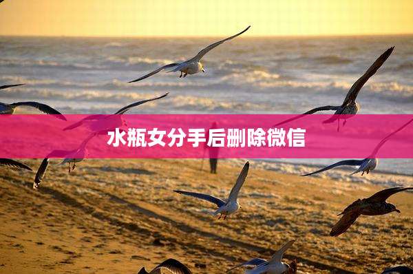 水瓶女分手后删除微信