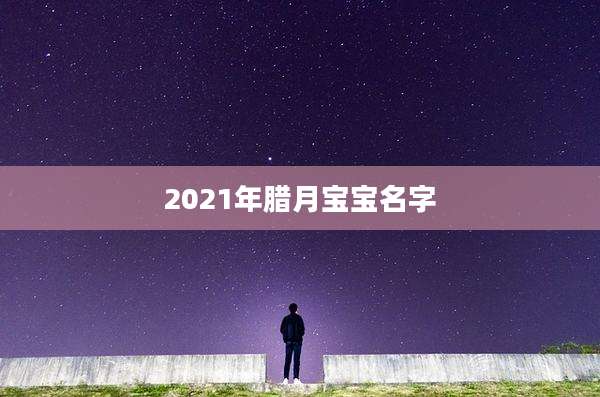 2021年腊月宝宝名字