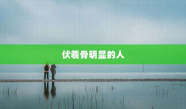 伏羲骨明显的人