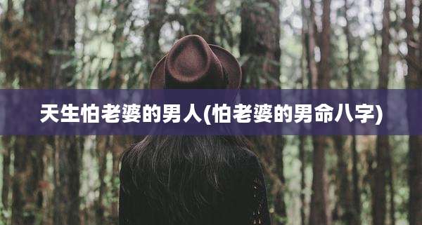天生怕老婆的男人(怕老婆的男命八字)