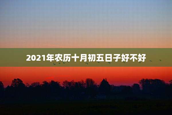 2021年农历十月初五日子好不好