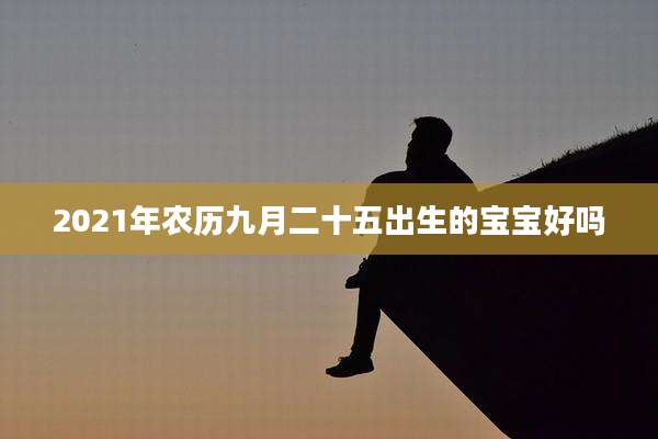 2021年农历九月二十五出生的宝宝好吗