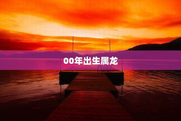 00年出生属龙