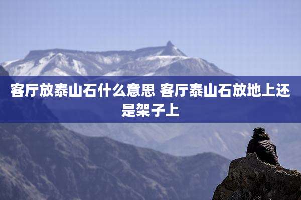 客厅放泰山石什么意思 客厅泰山石放地上还是架子上