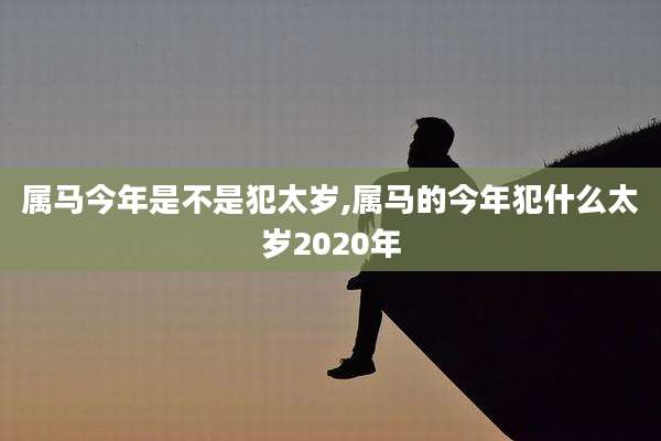 属马今年是不是犯太岁,属马的今年犯什么太岁2020年