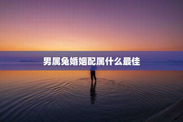 男属兔婚姻配属什么最佳