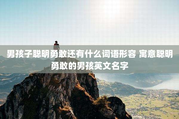 男孩子聪明勇敢还有什么词语形容 寓意聪明勇敢的男孩英文名字