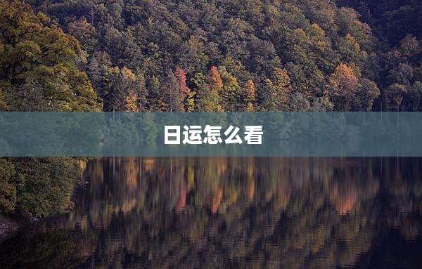 日运怎么看