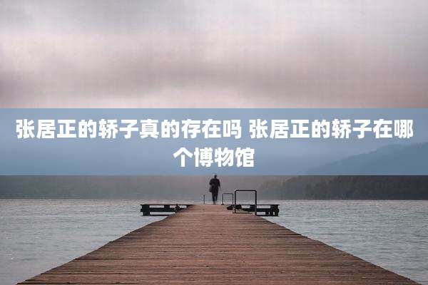 张居正的轿子真的存在吗 张居正的轿子在哪个博物馆