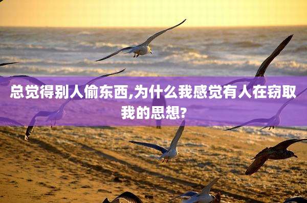 总觉得别人偷东西,为什么我感觉有人在窃取我的思想?