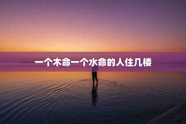 一个木命一个水命的人住几楼