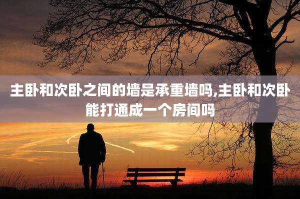 主卧和次卧之间的墙是承重墙吗,主卧和次卧能打通成一个房间吗
