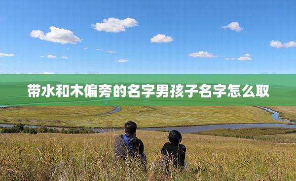带水和木偏旁的名字男孩子名字怎么取