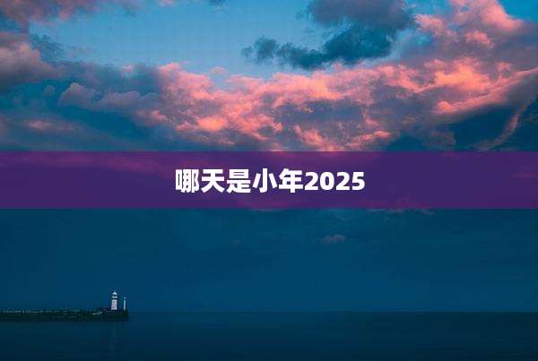 哪天是小年2025