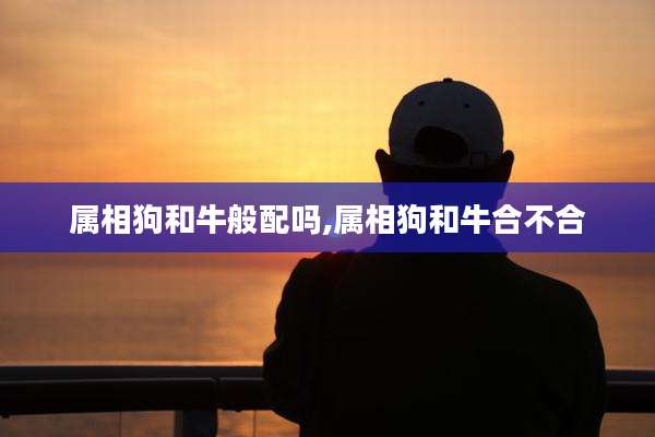 属相狗和牛般配吗,属相狗和牛合不合
