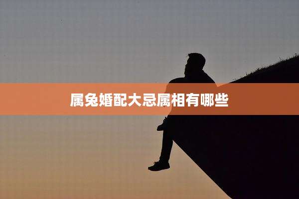 属兔婚配大忌属相有哪些