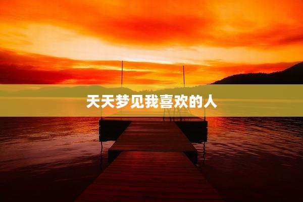 天天梦见我喜欢的人