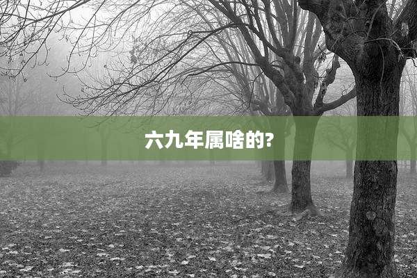 六九年属啥的?