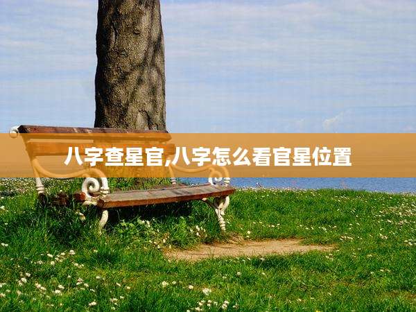 八字查星官,八字怎么看官星位置