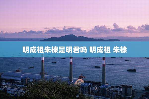 明成祖朱棣是明君吗 明成祖 朱棣