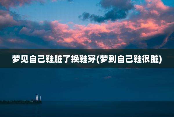 梦见自己鞋脏了换鞋穿(梦到自己鞋很脏)