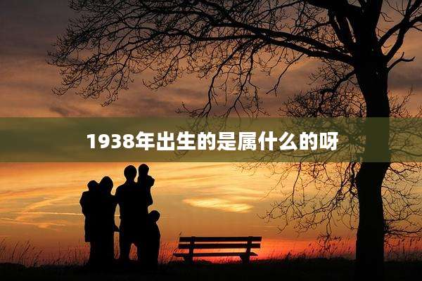 1938年出生的是属什么的呀