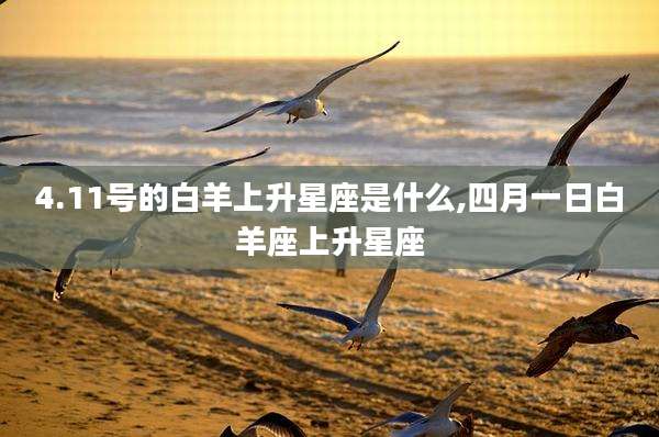 4.11号的白羊上升星座是什么,四月一日白羊座上升星座