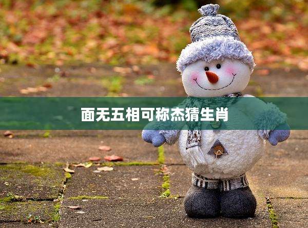 面无五相可称杰猜生肖