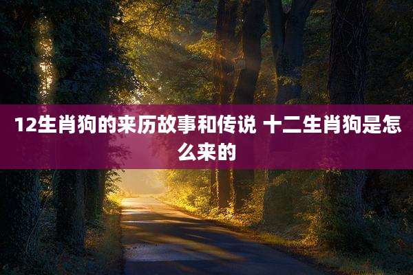 12生肖狗的来历故事和传说 十二生肖狗是怎么来的