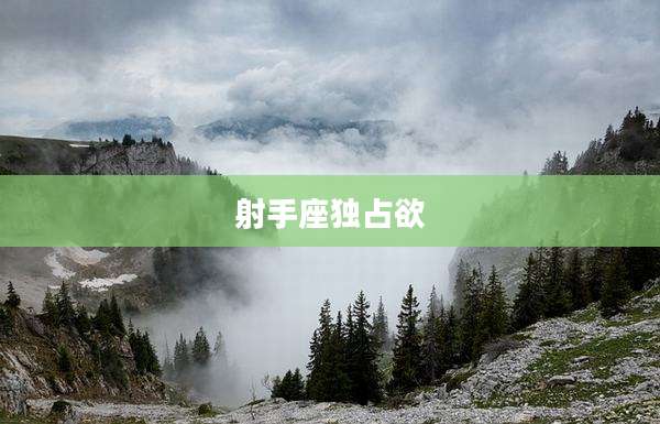 射手座独占欲