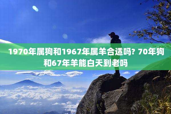 1970年属狗和1967年属羊合适吗? 70年狗和67年羊能白天到老吗