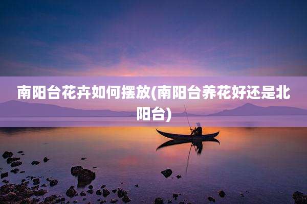 南阳台花卉如何摆放(南阳台养花好还是北阳台)