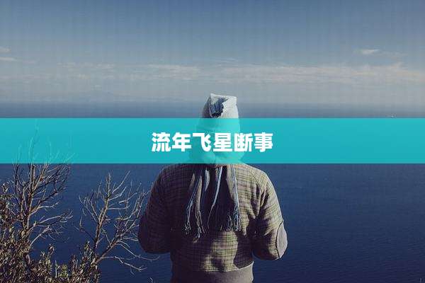 流年飞星断事
