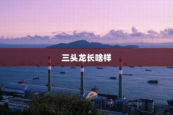 三头龙长啥样