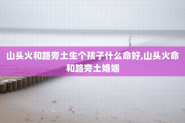 山头火和路旁土生个孩子什么命好,山头火命和路旁土婚姻