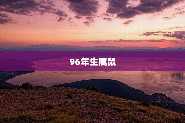 96年生属鼠