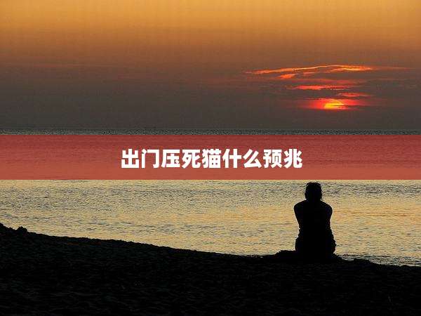 出门压死猫什么预兆