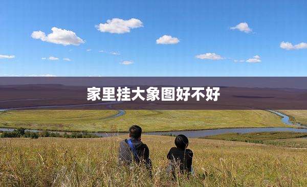 家里挂大象图好不好