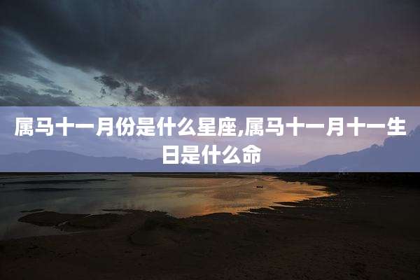 属马十一月份是什么星座,属马十一月十一生日是什么命