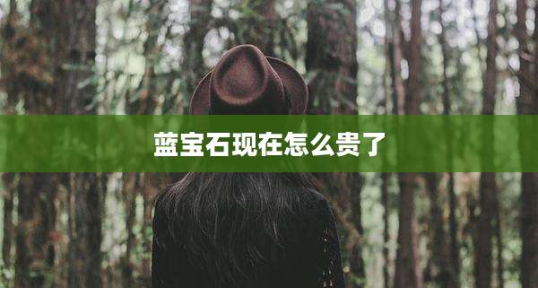 蓝宝石现在怎么贵了