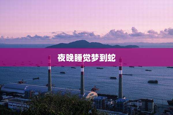 夜晚睡觉梦到蛇