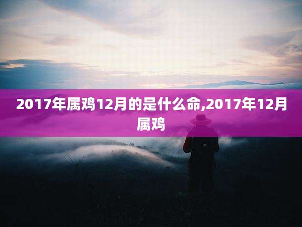 2017年属鸡12月的是什么命,2017年12月属鸡