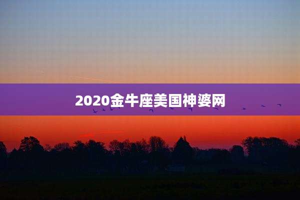 2020金牛座美国神婆网