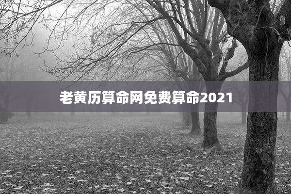 老黄历算命网免费算命2021